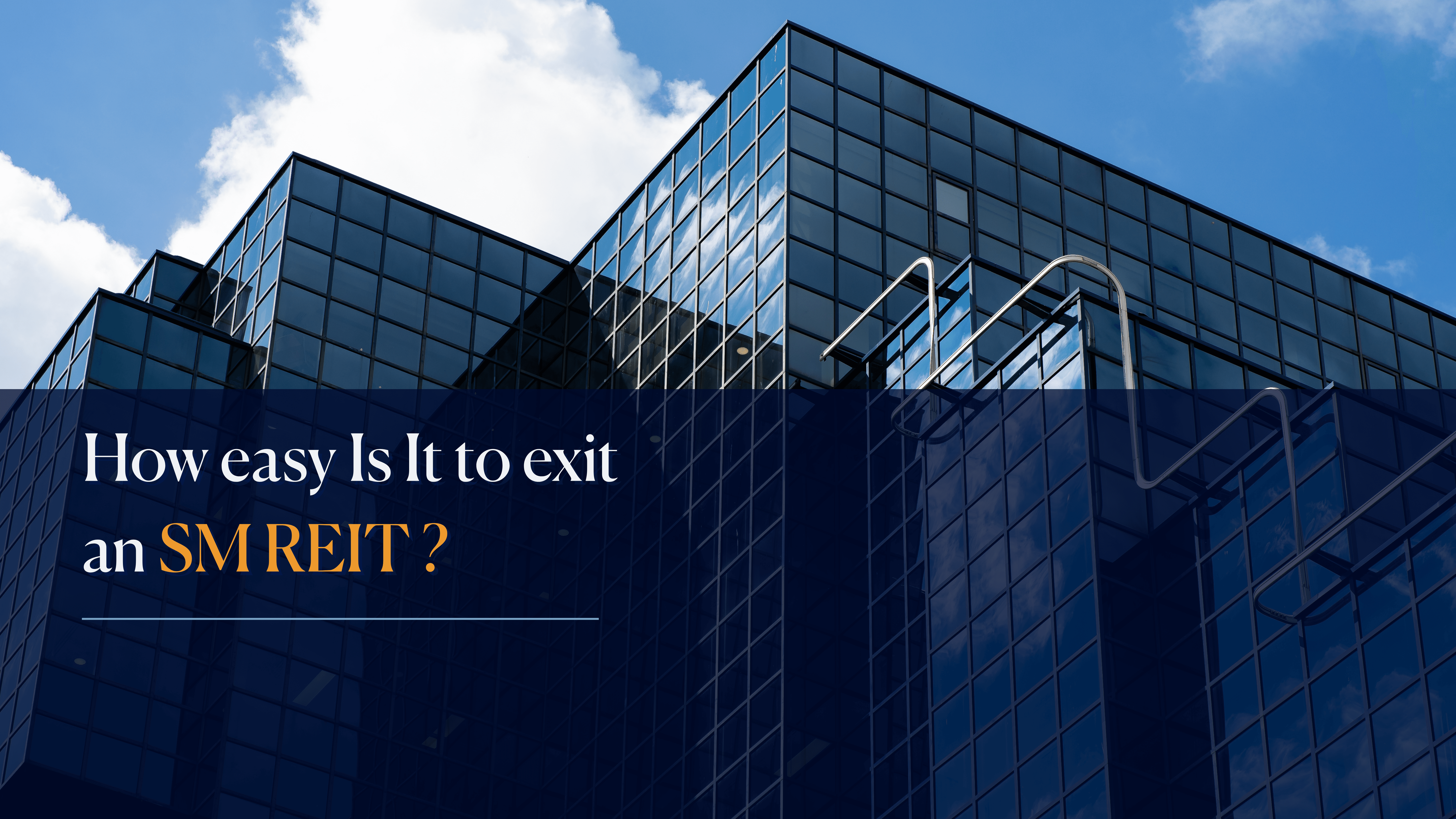 SM REIT Liquidity and Exit Options: How and When Can You Sell Your Investment?